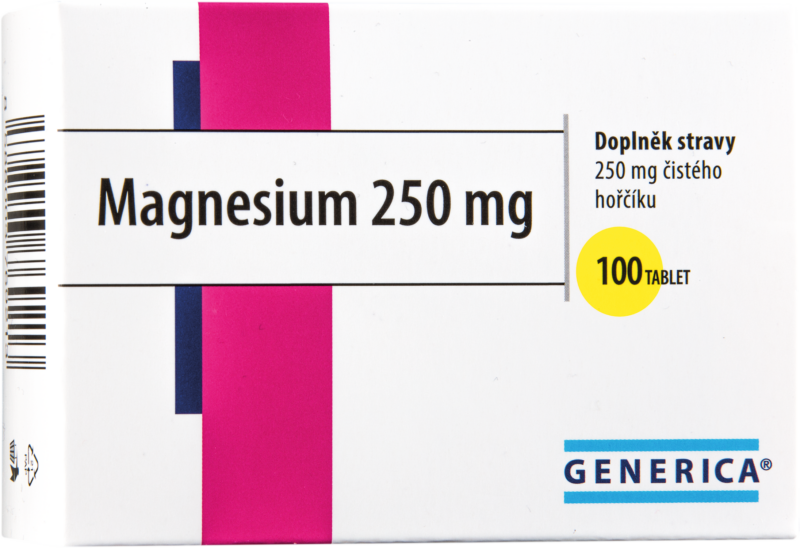 Magnesium 250 mg, 100 tablet