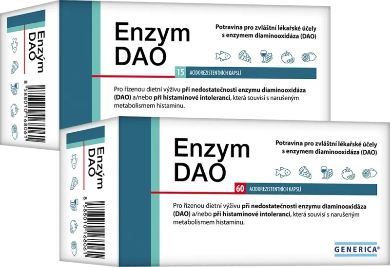 Enzym DAO 15/60 acidorezistentních kapslí